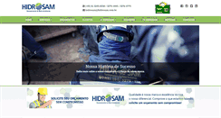 Desktop Screenshot of hidrosam.com.br